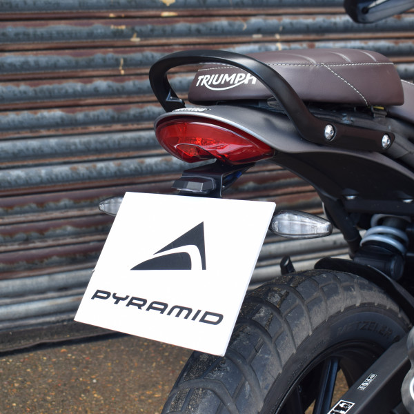 Pyramid Plastics Pyramid tail tidy | matte black | triumph scrambler 400 x 2024>current